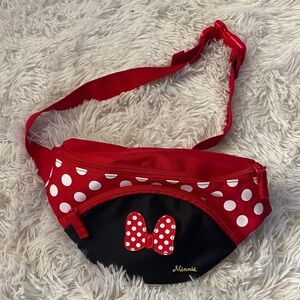 Minnie Mouse Red and Black Polka Dot fanny pack
